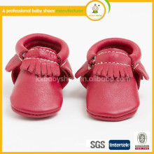manufacturer 2015 wholesale well sell comfortable leather soft sole baby moccasins